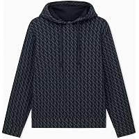 Armani Exchange Men's Icon Project Embroidered Zip Up Hooded
